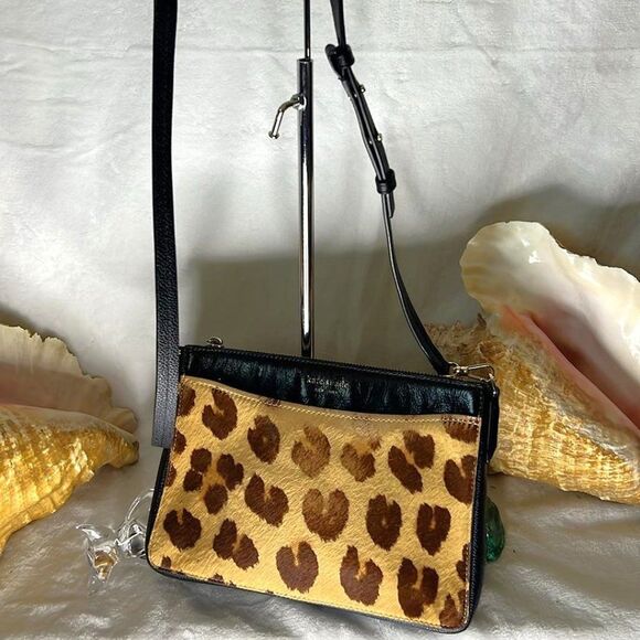 kate spade Handbags - Kate Spade Margaux Leopard Print Crossbody - EUC